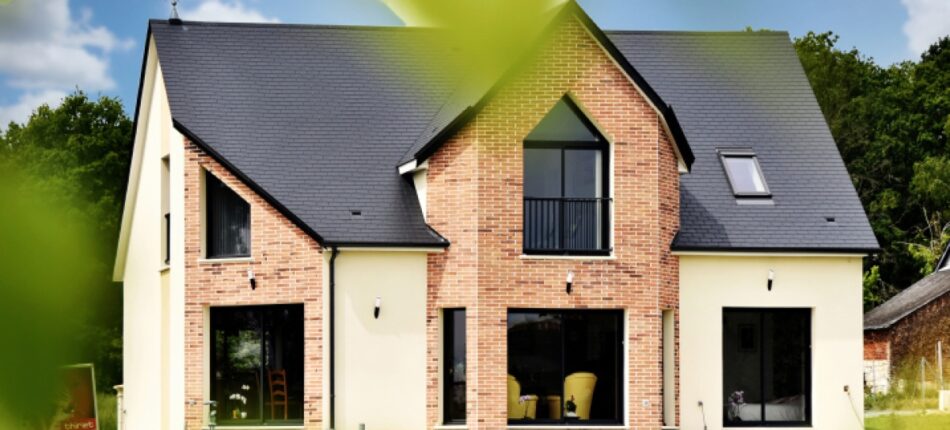 Maison contemporaine en L au Neubourg (27) ! 