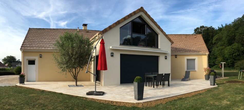 Extension d’un salon avec mezzanine à Saint-Longis (72)  - Maison après travaux d'extension (Saint-Longis, 72)