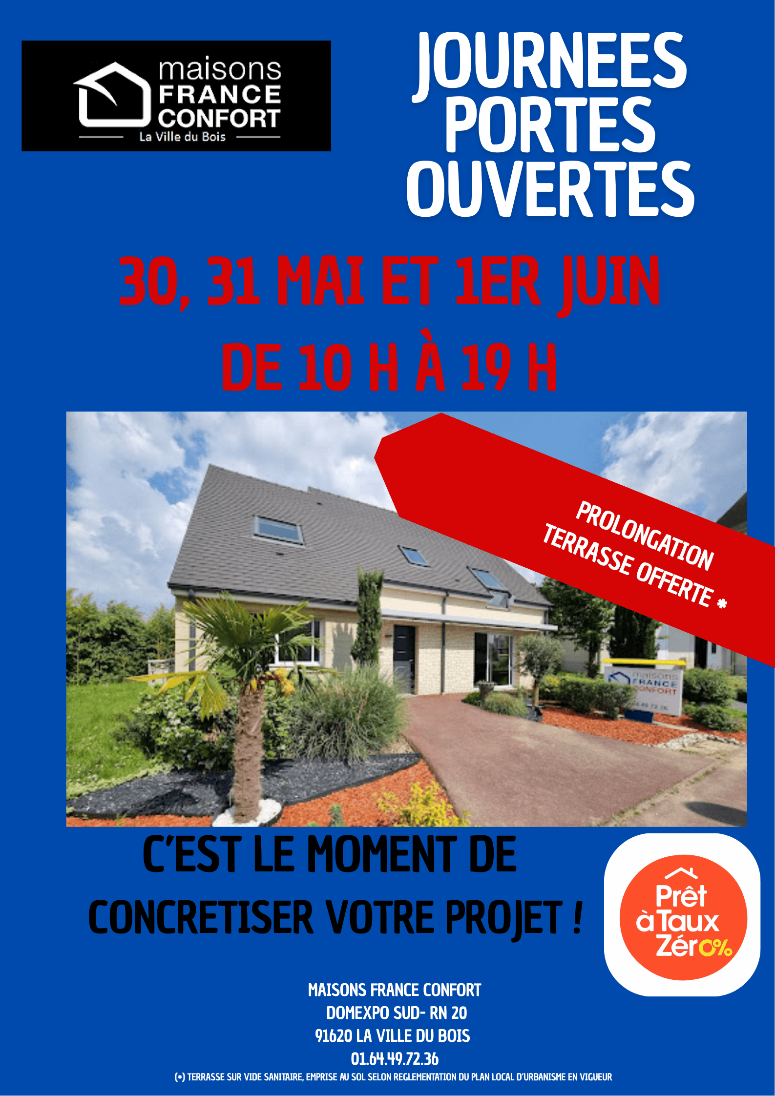 JOURNEES PORTES OUVERTES 30, 31 mai et 1er juin 2025