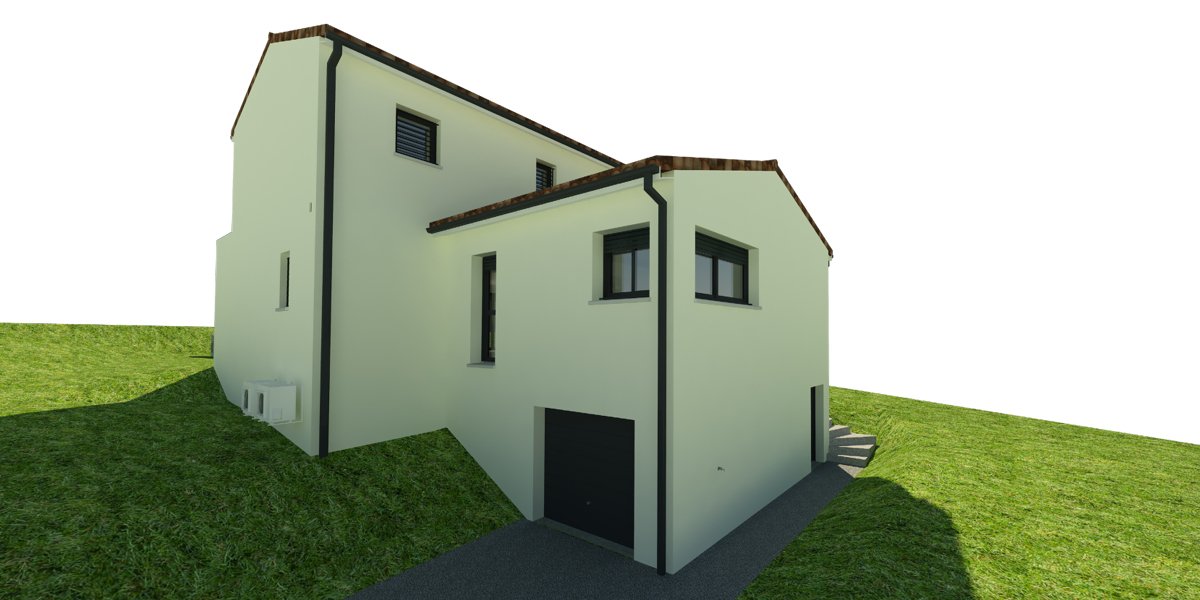 maison contemporaine puygouzon avant projet