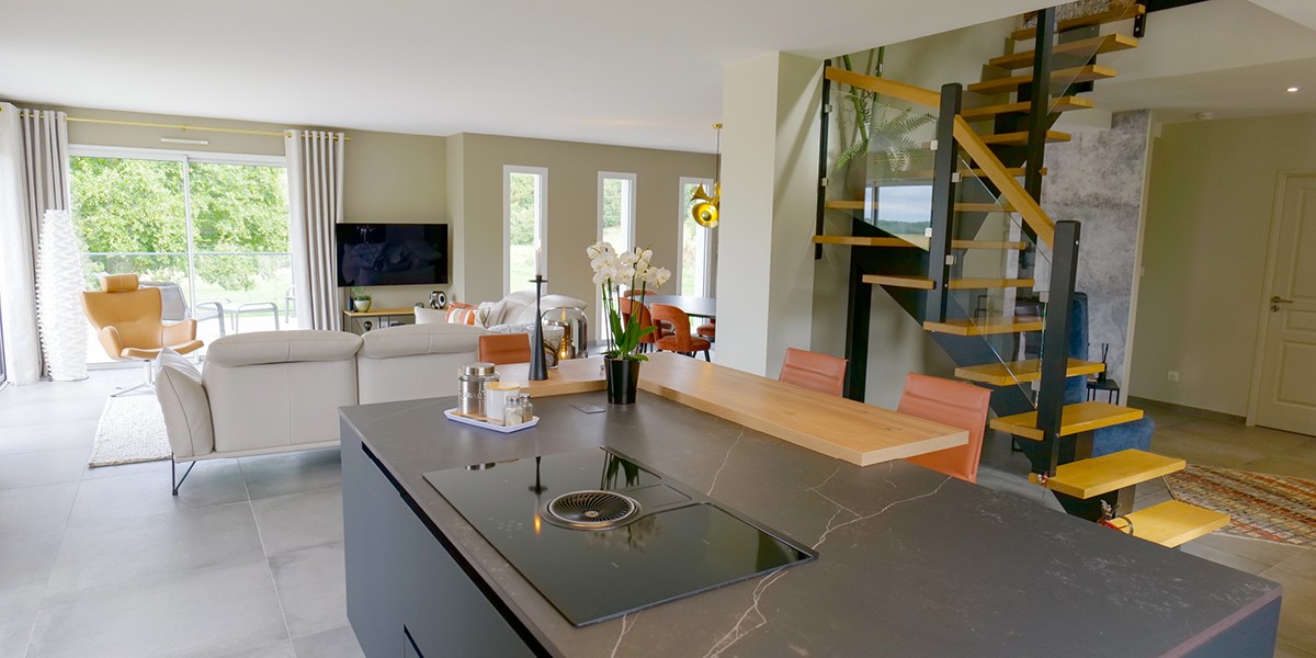 Cuisine d'une construction personnalisée à Reuilly