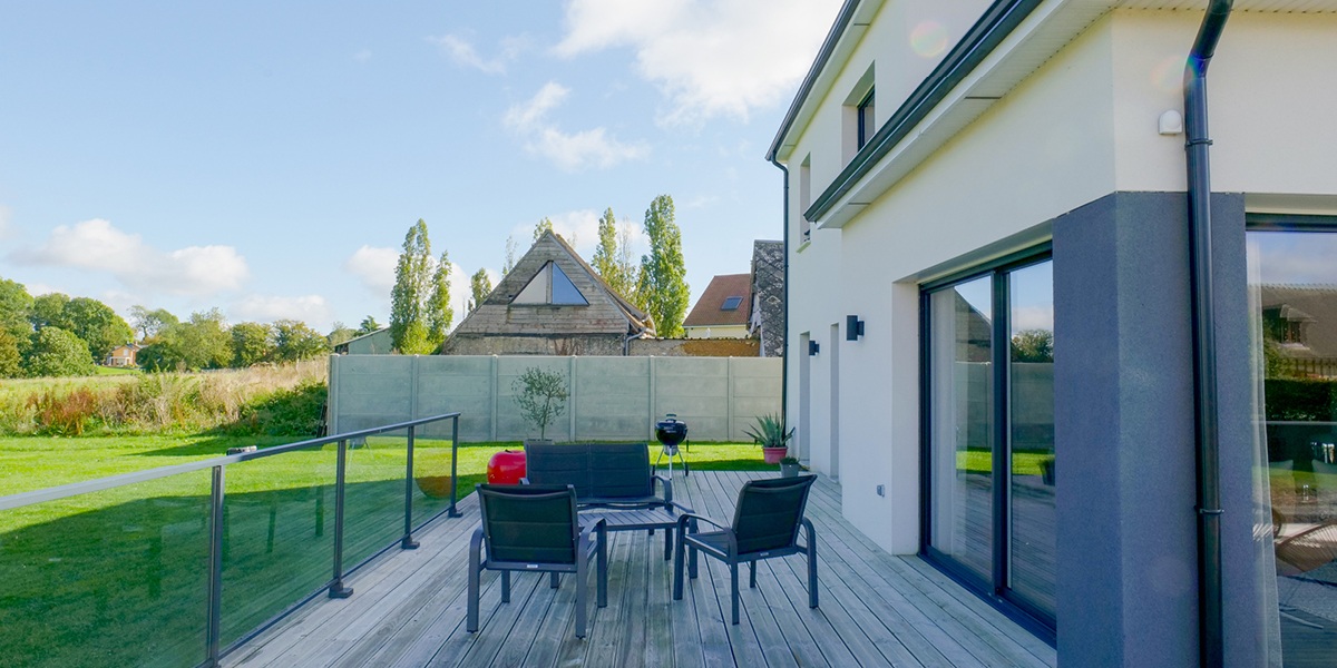 terrasse construction personnalisée Normandie