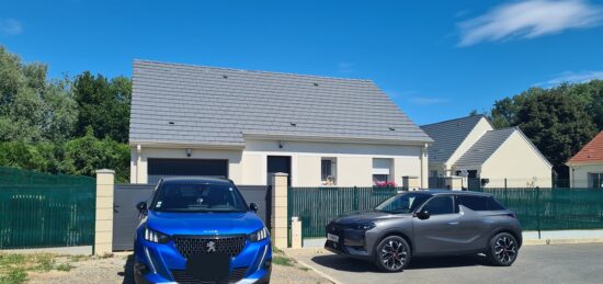 Maison plain-pied 2 chambres à Jouy-sous-Thelle (60)