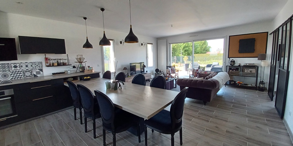 piece de vie maison plain pied