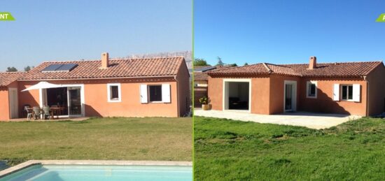 Agrandissement et aménagement d’une nouvelle pièce à vivre à Saint-Zacharie (83) !