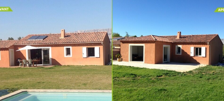 Agrandissement et aménagement d’une nouvelle pièce à vivre à Saint-Zacharie (83) !  - Agrandissement et aménagement d’une nouvelle pièce à vivre à Saint-Zacharie (83).