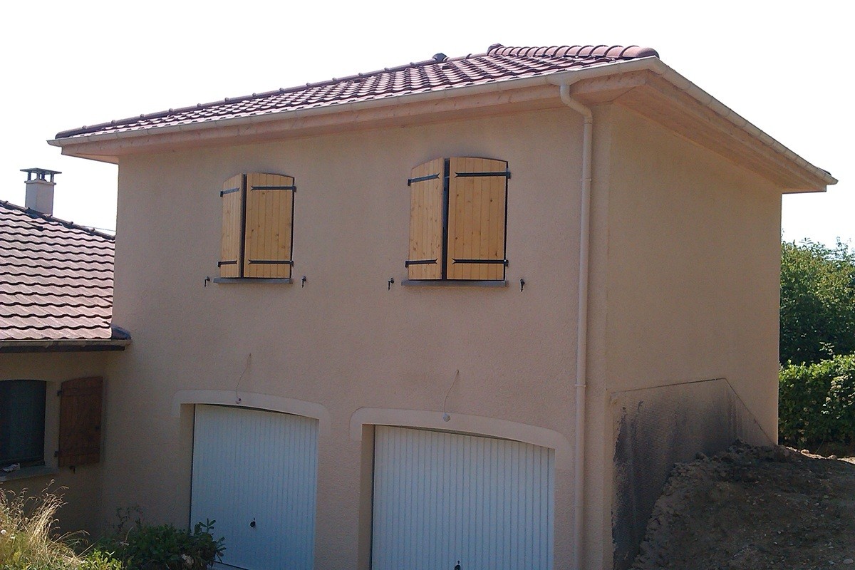 Extension de maison à Saint-Jean-de-Bournay 38440 par Maisons France Confort.