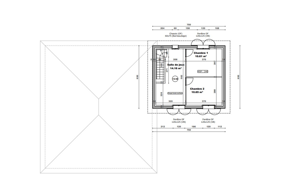 Extension de maison à Saint-Jean-de-Bournay 38440 par Maisons France Confort.