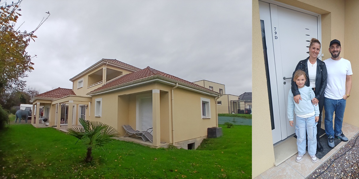 Maison à étage de 3 chambres