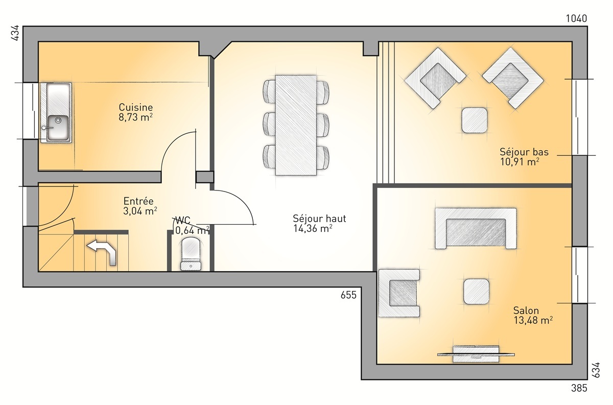 Rénovation globale et extension par Maisons France Confort d'une maison à Écully 69130.