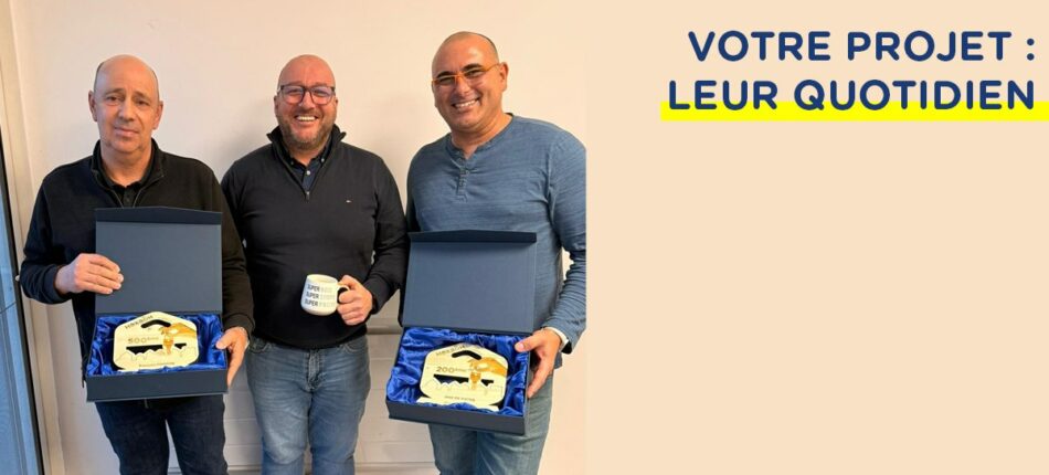 Fiers de nos équipes : 700 maisons livrées à deux !  - équipe travaux vert saint denis