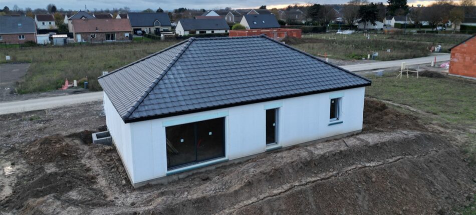 La première maison à ossature bois à Montigny-en-Gohelle (62) !  - maison à ossature bois maisons france confort