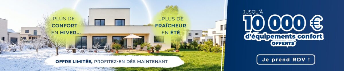 Jusqu’à 10 000 € d’équipements confort offerts*