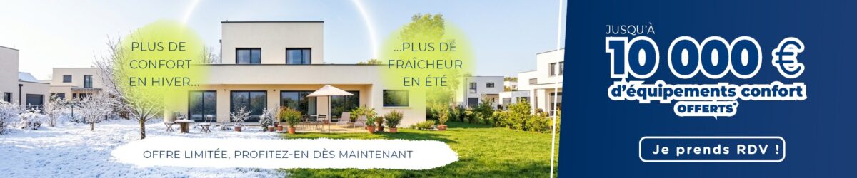 Jusqu’à 10 000 € d’équipements confort offerts*