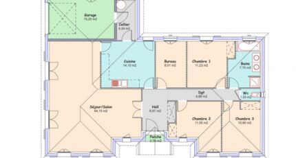 Louisiane 2631-228017_louisiane-12501-m2-3-ch-bur-gge.jpg - Maisons France Confort