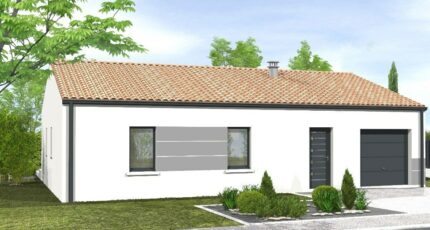 Avant-projet MAREUIL SUR LAY - 65 m² - 2 chambres 2480-1906modele620170515T3EEu.jpeg - Maisons France Confort