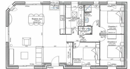 PLP_R_SG_90m2_3ch_P13319 4430-3201modele920150124DuRaI.jpeg - Maisons France Confort
