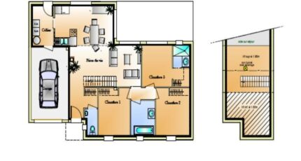 Avant projet Coex - 3 chambre + 1 bureau - 96m² 4622-1906modele820150326VyytQ.jpeg - Maisons France Confort