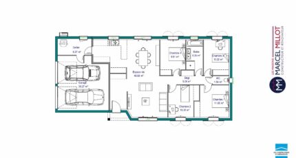 MAISON DE PLAIN PIED - 105 M 2 - CREUSE - STAR 6DG 9065-3653modele620171026mT3V3.jpeg - Maisons France Confort