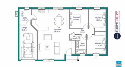 MAISON PLAIN PIED- 90 M 2 - CREUSE - PRIMA 5 8969-3653modele620171023B2JVG.jpeg - Maisons France Confort