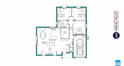 MAISON DE PLAIN PIED - 98 M 2 - CREUSE - ACCORD 5 8950-3653modele620171020PDd7M.jpeg - Maisons France Confort
