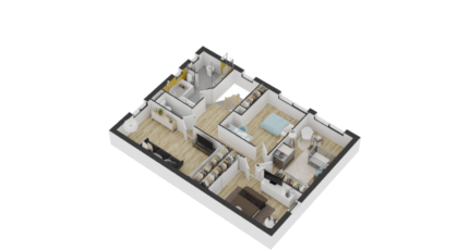 Maison 4 pans LAPAIX 4 - Camera 3.png - Maisons France Confort