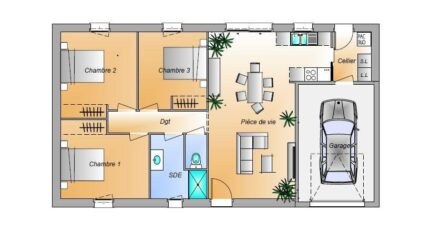 Avant projet Saint Cyr En Talmondais - 3 chambres 16434-1906modele820181031yOJgy.jpeg - Maisons France Confort