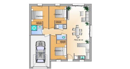 Avant projet La Rabateliére - 3 chambres 16641-1906modele820181109UokOX.jpeg - Maisons France Confort