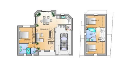 Avant projet Les Achards - 3 chambres 16585-1906modele820181107pJRPk.jpeg - Maisons France Confort