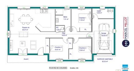 BRIANCE - 22° - dpts 87/46/24 - maison de plain pi 18574-3290modele820190125cRBKG.jpeg - Maisons France Confort