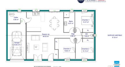 WENGUE - 22° - dpts 87/46/24 - maison de plain pie 18700-3290modele820190129n2tEo.jpeg - Maisons France Confort