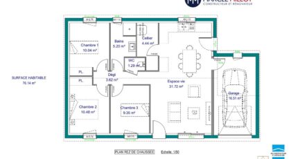 PRIMA 5 AG - 35° - dpts 19/23 - maison de plain pi 18764-3290modele820190130dNOgT.jpeg - Maisons France Confort