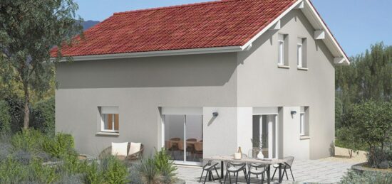 Plan de maison Surface terrain 85 m2 - 3 pièces - 2  chambres -  avec garage 