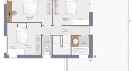 Eco Concept 115 R+1 GI 28839-4586modele1020200407fMGM8.jpeg - Maisons France Confort