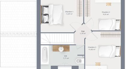 Villejuif Maison neuve - 1079390-4586modele1020200407nJGV4.jpeg Maisons France Confort