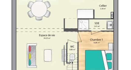 Saint-Vrain Maison neuve - 1216986-1795modele1020200729ITT0c.jpeg Maisons France Confort