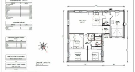 Maison 91m² - 3CH - Garage - 108BX200165 33346-9585modele820220228nRZZJ.jpeg - Maisons France Confort
