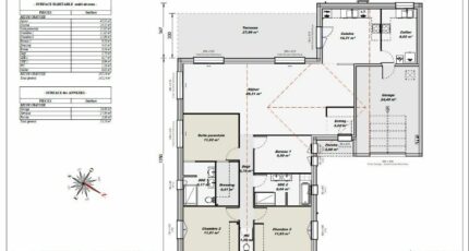 Maison 142m² - 4CH - Garage - 153BX220387 33548-9585modele820220324MJ0pv.jpeg - Maisons France Confort