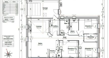 Maison 97m² - 3CH - Garage - 101BX210612 33547-9585modele8202203242b0U2.jpeg - Maisons France Confort