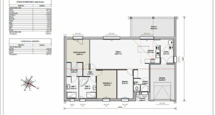Maison 110m² - 3CH - Garage - 123BX212234 33759-9585modele820220428JUy3V.jpeg - Maisons France Confort