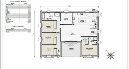 Maison 120m² - 4CH - 122BX220325 33776-9585modele820220429W4T4r.jpeg - Maisons France Confort
