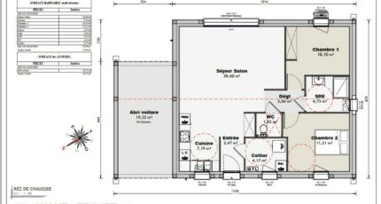 Maison 72m² - 2CH - Abri voiture - 81BX221375 34161-9585modele820220713wAs9V.jpeg - Maisons France Confort
