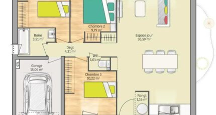 Mareau-aux-Prés Maison neuve - 1451838-3799modele820151008bOL04.jpeg Maisons France Confort