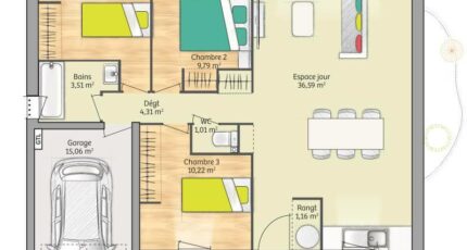 Cléry-Saint-André Maison neuve - 1453165-3799modele820151008bOL04.jpeg Maisons France Confort