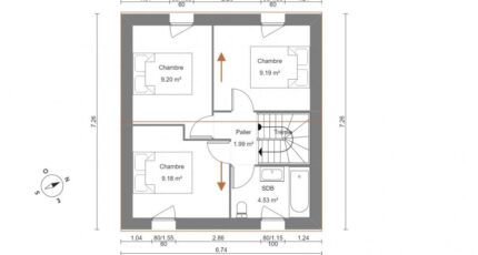 Vieillevigne Lot 26 34876-6245modele720221209cGGA6.jpeg - Maisons France Confort