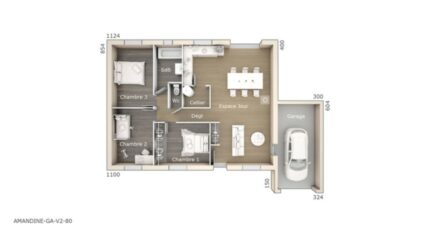 Pourrières Maison neuve - 1446024-4012modele920160405ViCB4.jpeg Maisons France Confort
