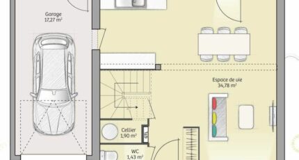 Bézu-la-Forêt Maison neuve - 1504399-3799modele8201510154O557.jpeg Maisons France Confort