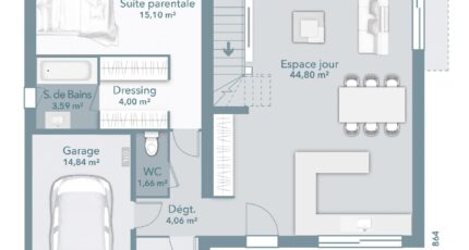 Saint-Jean Maison neuve - 1678943-4586modele820190717PnMex.jpeg Maisons France Confort