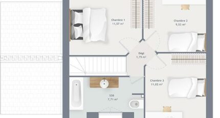 Cérans-Foulletourte Maison neuve - 1733514-4586modele1020200407nJGV4.jpeg Maisons France Confort