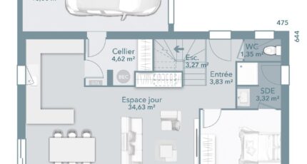 Saint-Geniès-Bellevue Maison neuve - 1794729-4586modele820190717WVBBi.jpeg Maisons France Confort